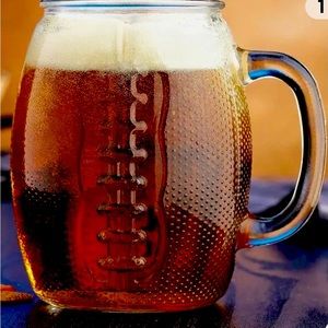 Try Living 38 fl oz Glass Football Mug